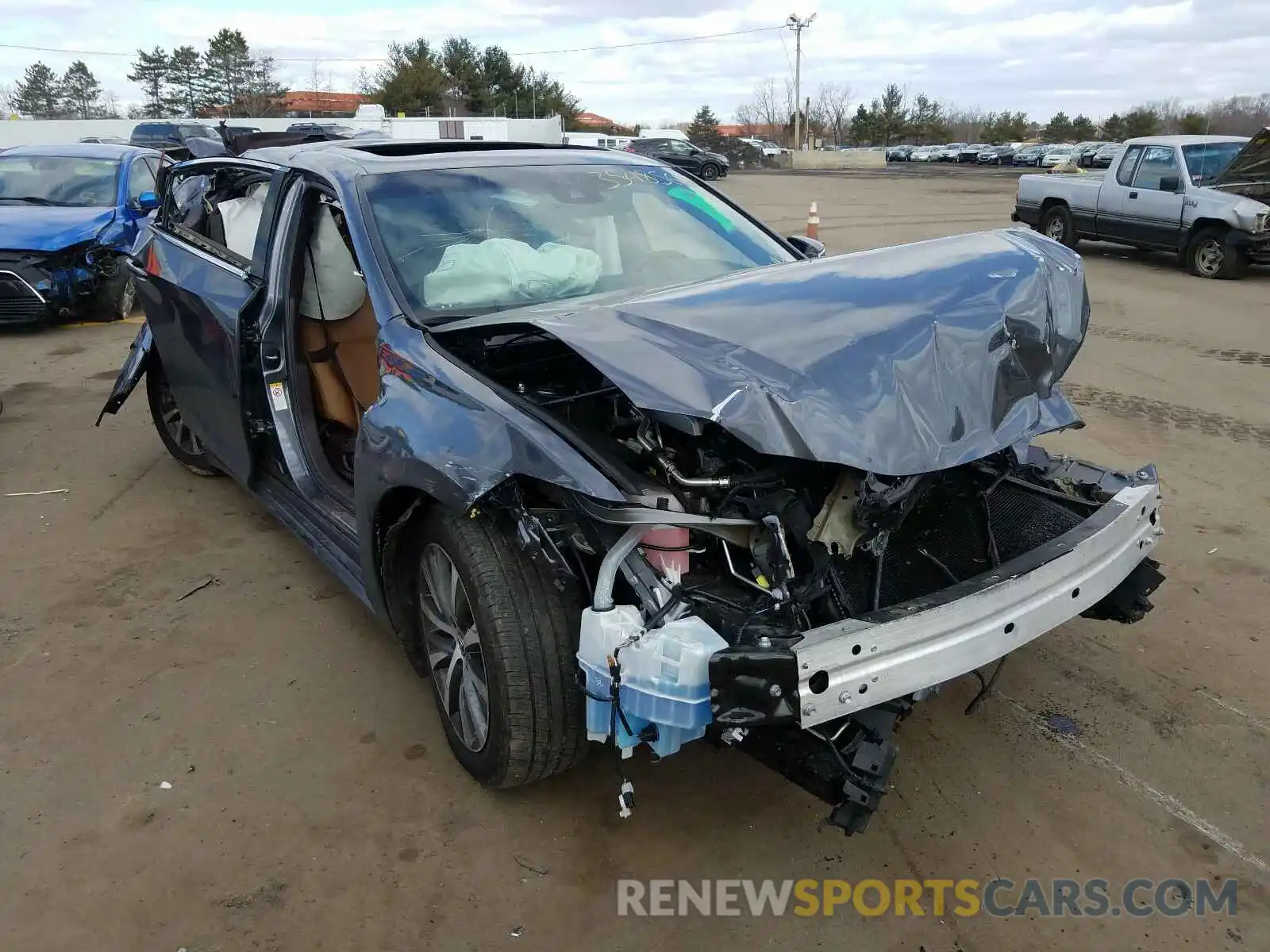 1 Photograph of a damaged car 58ABZ1B18KU001715 LEXUS ES350 2019