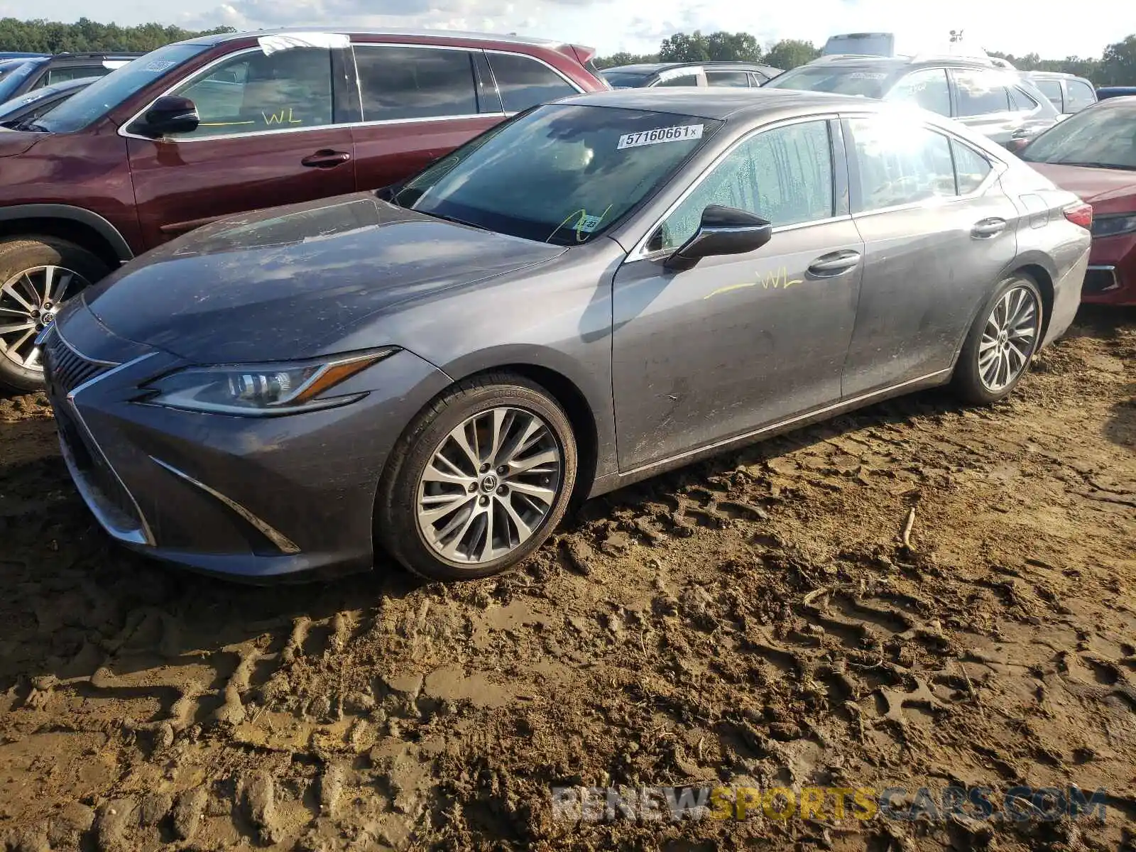 2 Photograph of a damaged car 58ABZ1B18KU008230 LEXUS ES350 2019