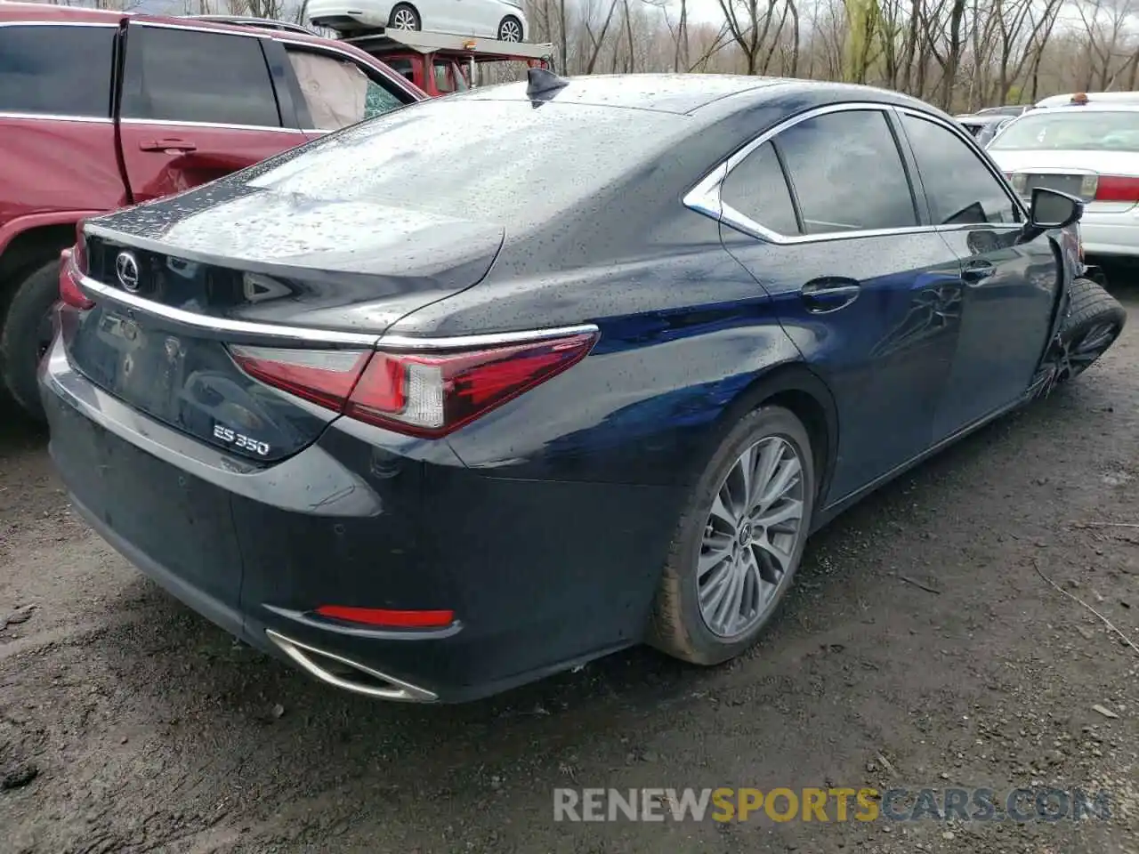 4 Фотография поврежденного автомобиля 58ABZ1B18KU016635 LEXUS ES350 2019