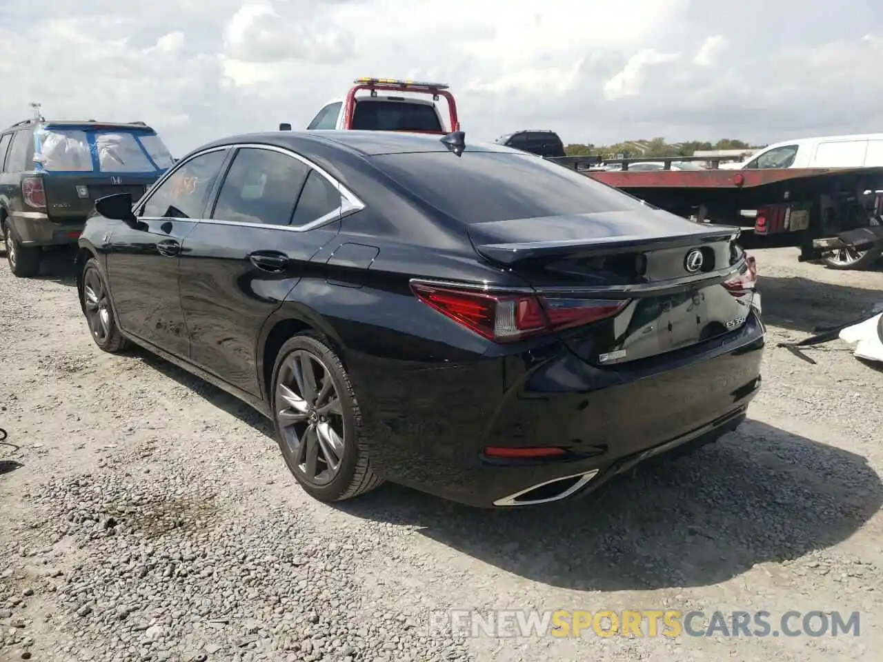 3 Photograph of a damaged car 58ABZ1B18KU018742 LEXUS ES350 2019