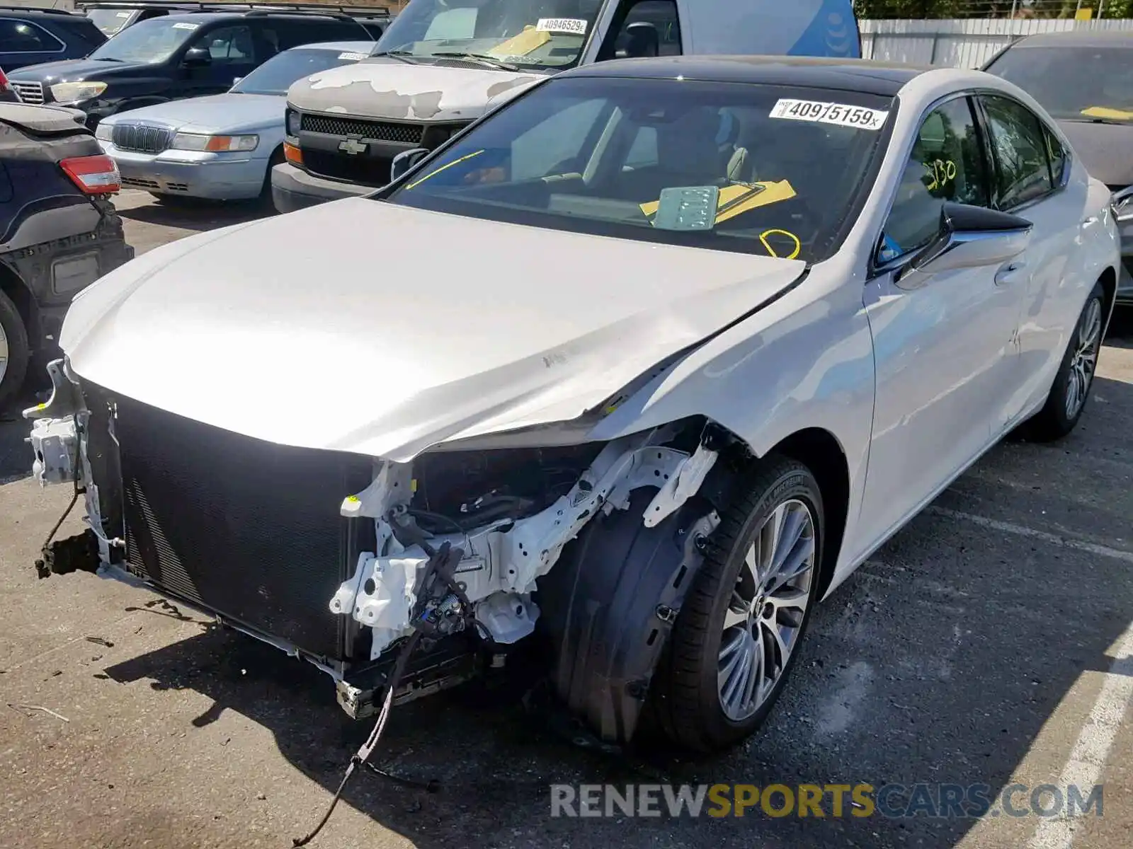 2 Photograph of a damaged car 58ABZ1B18KU020202 LEXUS ES350 2019