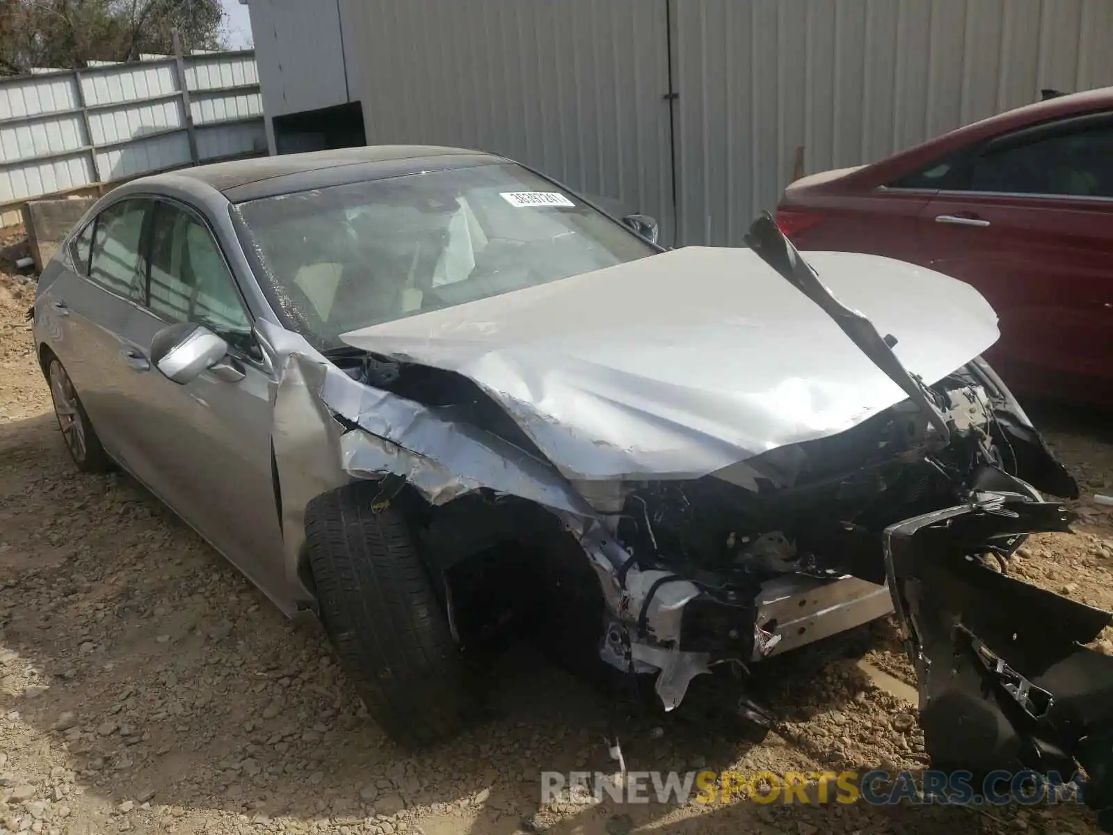 1 Photograph of a damaged car 58ABZ1B18KU022984 LEXUS ES350 2019