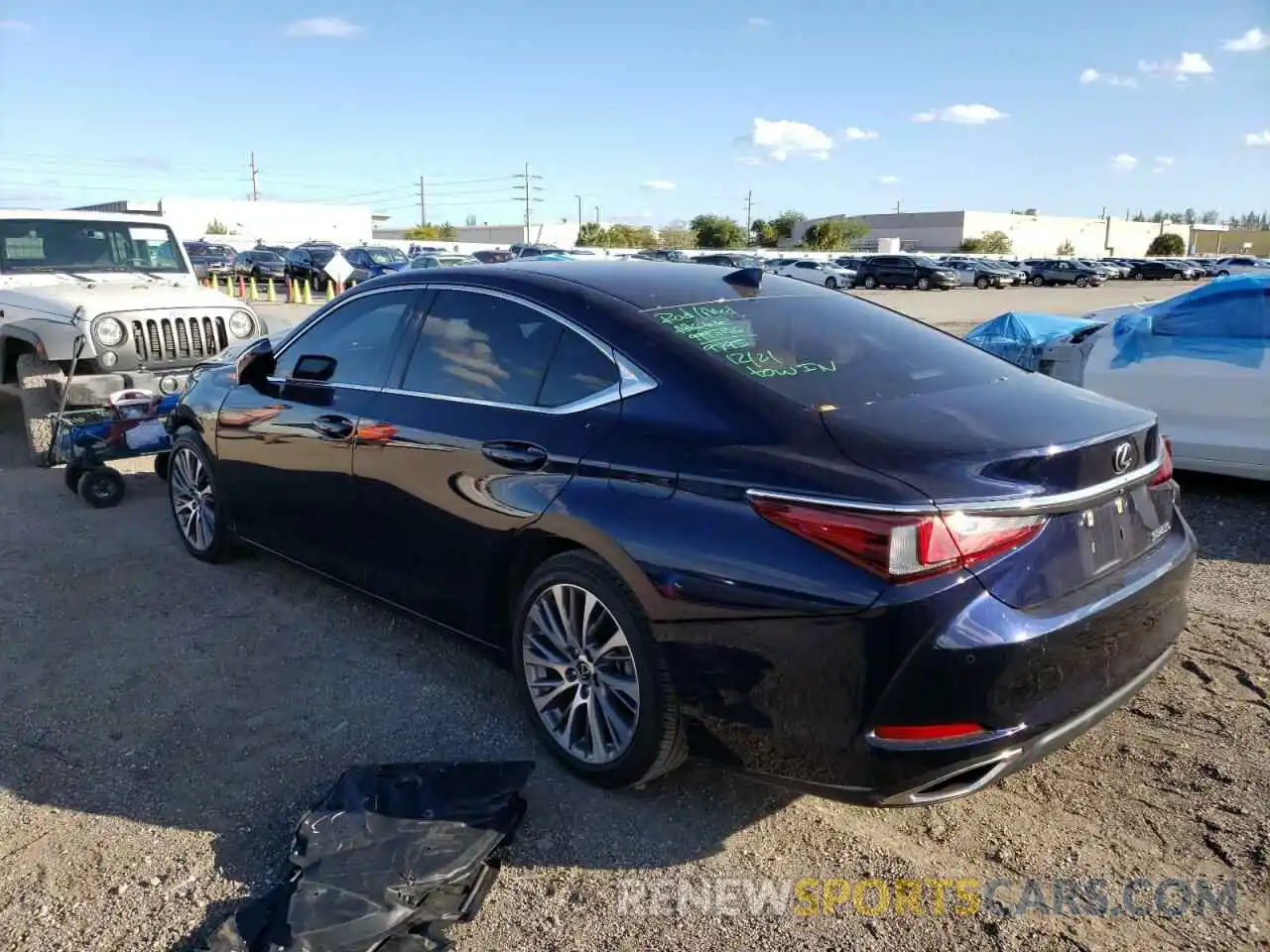 3 Photograph of a damaged car 58ABZ1B18KU028512 LEXUS ES350 2019