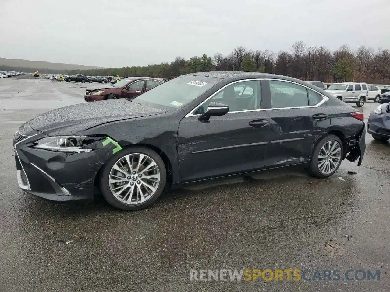 1 Photograph of a damaged car 58ABZ1B18KU036562 LEXUS ES350 2019