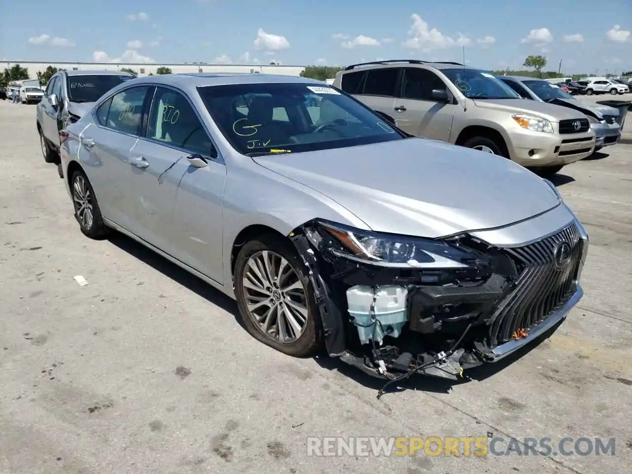 1 Photograph of a damaged car 58ABZ1B18KU037601 LEXUS ES350 2019