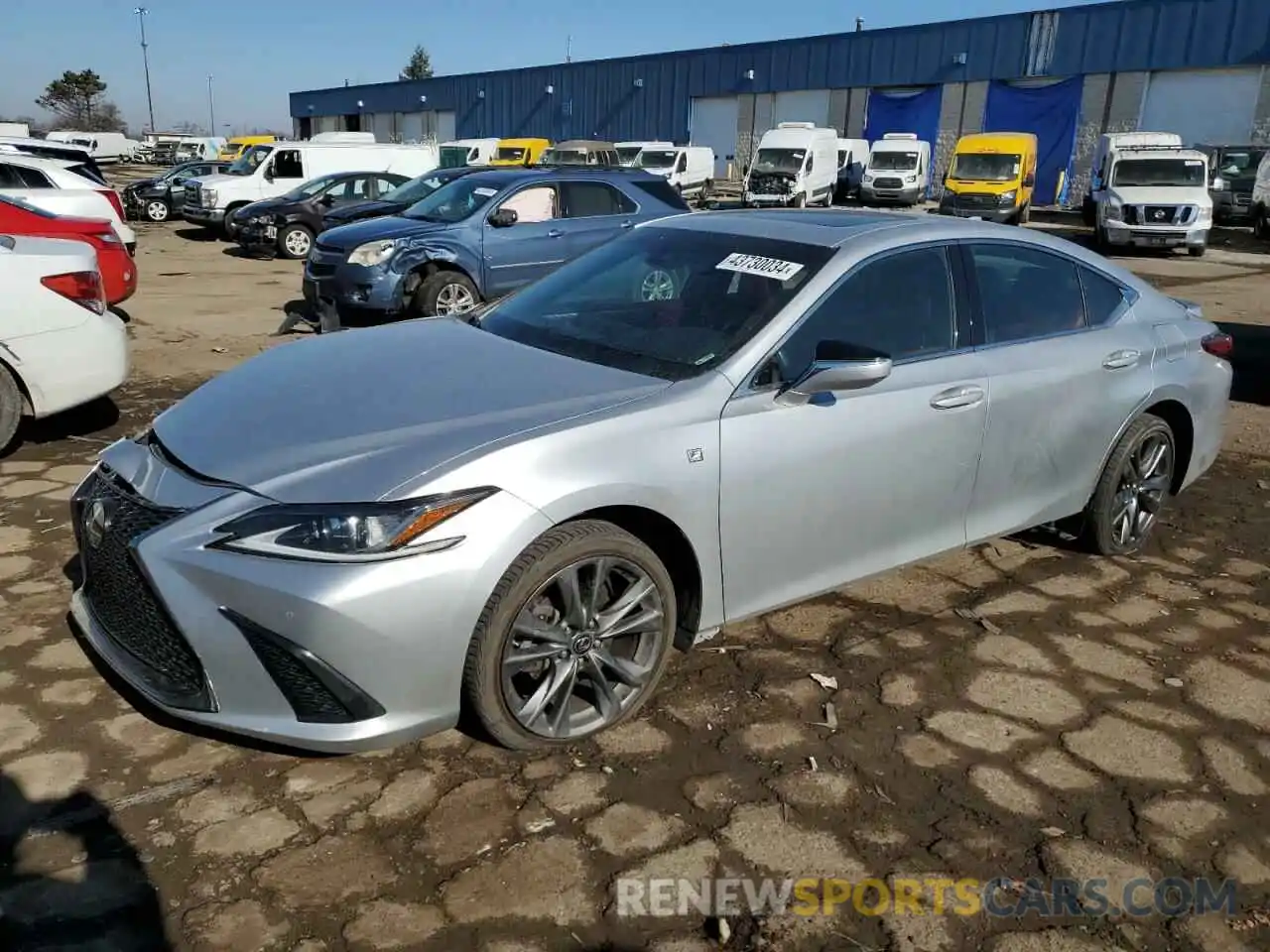 1 Photograph of a damaged car 58ABZ1B18KU039350 LEXUS ES350 2019