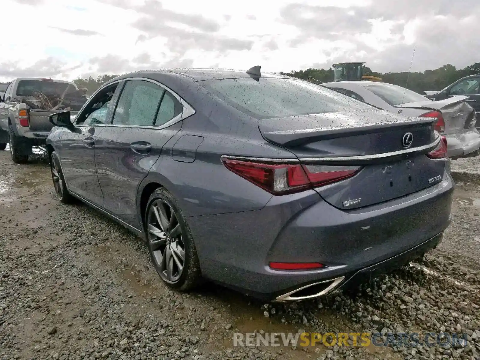 3 Photograph of a damaged car 58ABZ1B18KU040272 LEXUS ES350 2019