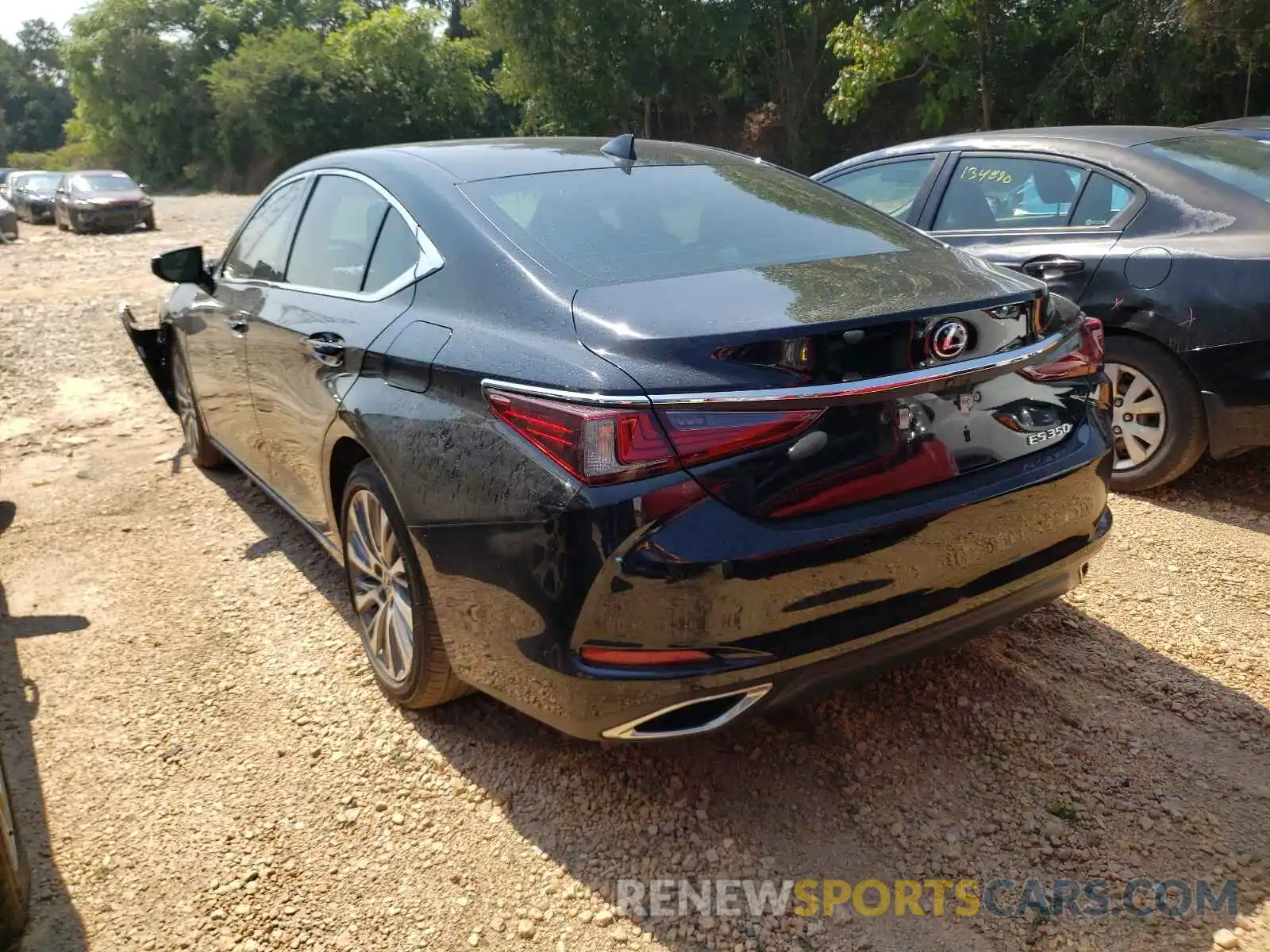 3 Photograph of a damaged car 58ABZ1B18KU045889 LEXUS ES350 2019