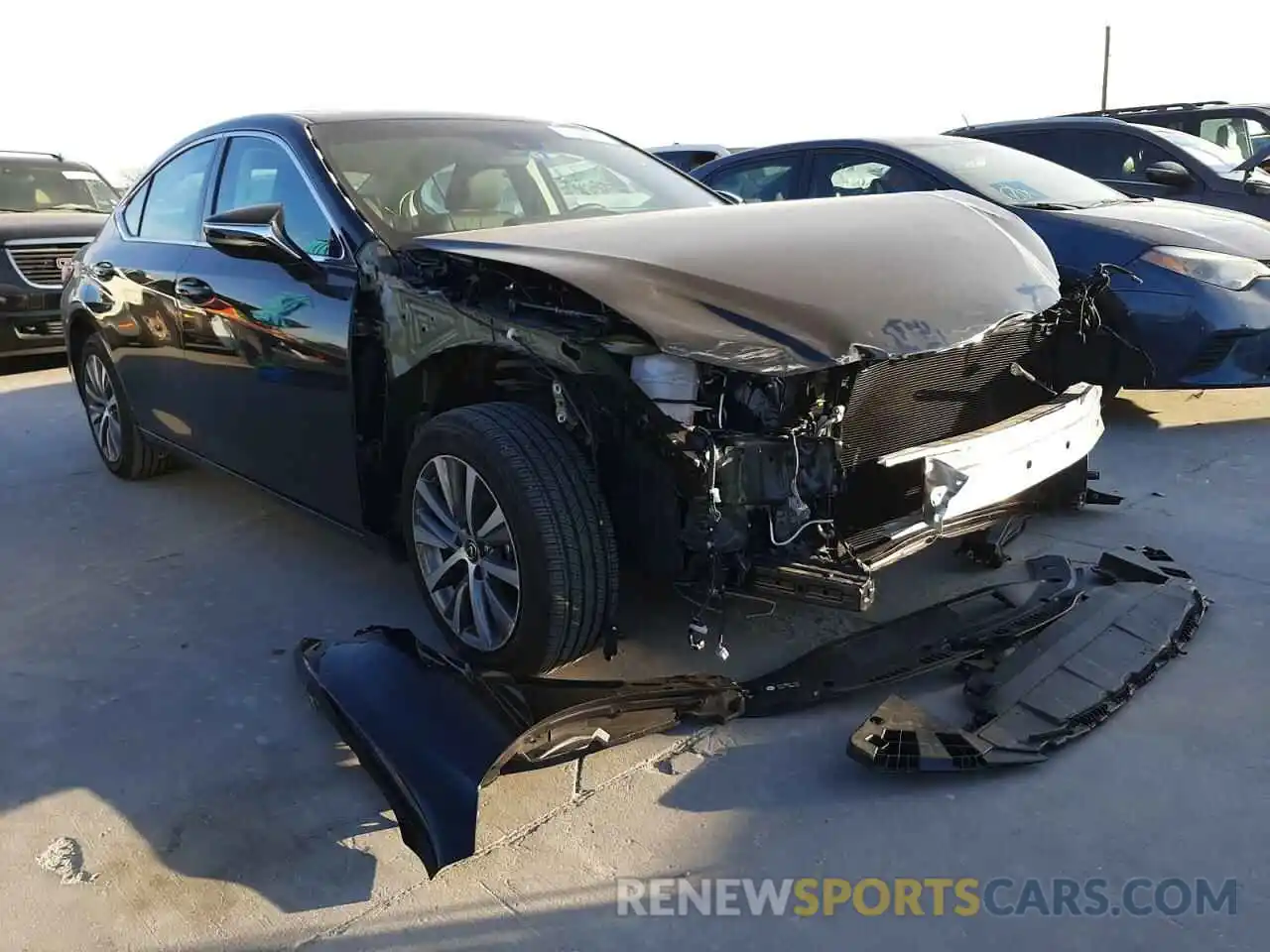 1 Photograph of a damaged car 58ABZ1B18KU046234 LEXUS ES350 2019