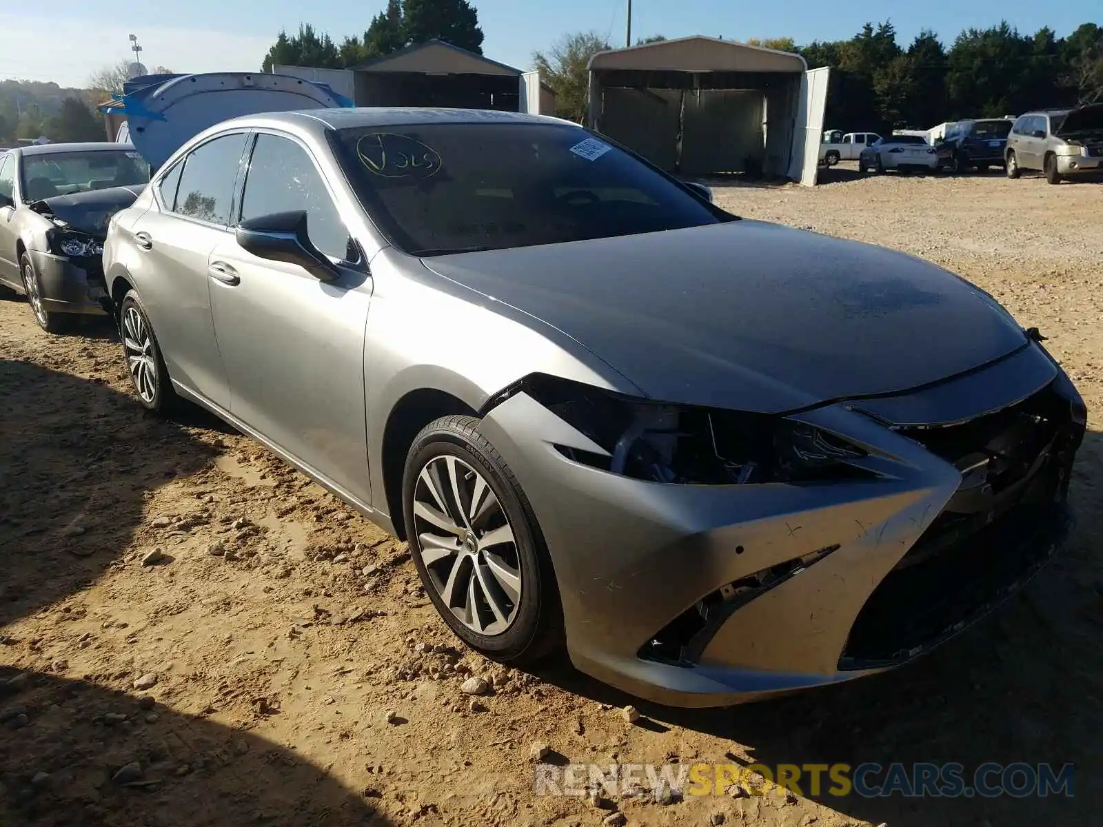 1 Photograph of a damaged car 58ABZ1B18KU047092 LEXUS ES350 2019