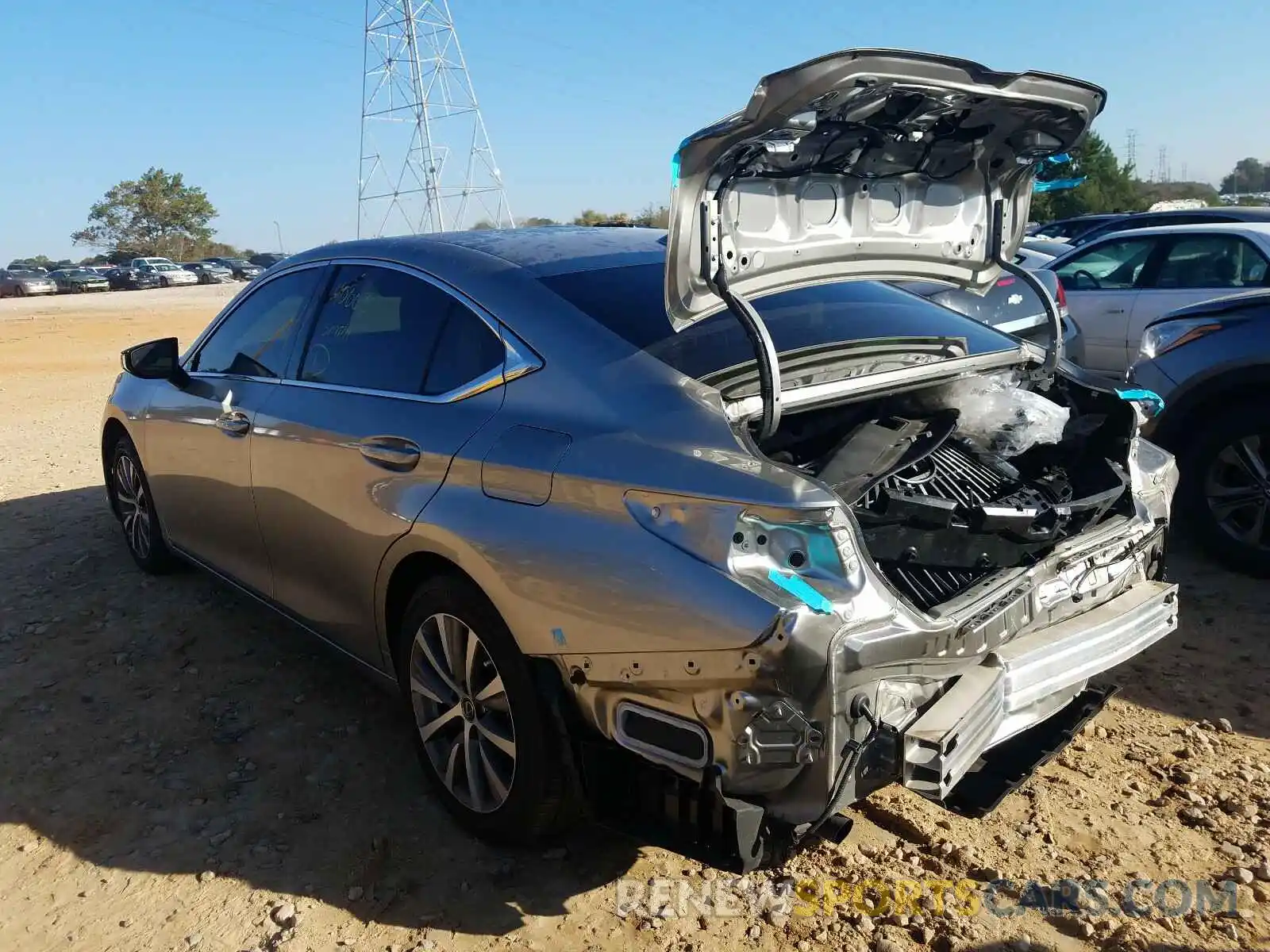 3 Photograph of a damaged car 58ABZ1B18KU047092 LEXUS ES350 2019