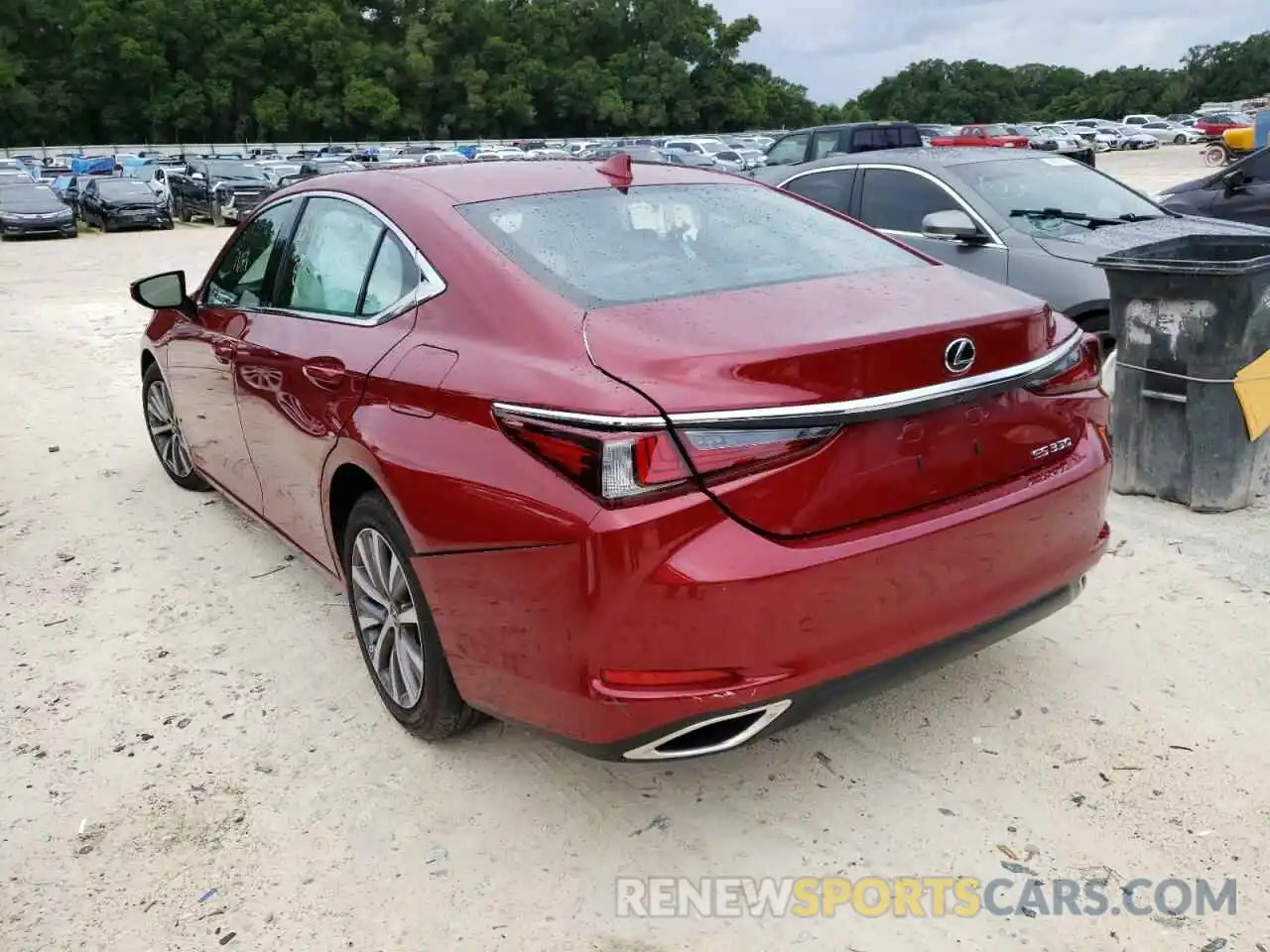 3 Photograph of a damaged car 58ABZ1B18KU047240 LEXUS ES350 2019