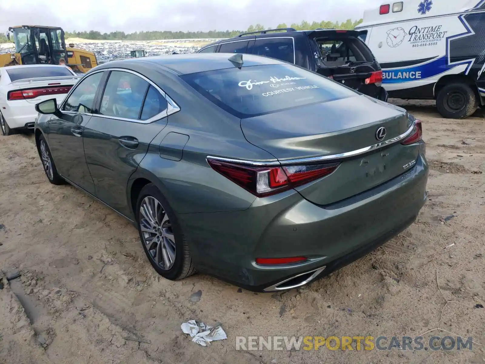 3 Photograph of a damaged car 58ABZ1B18KU049215 LEXUS ES350 2019