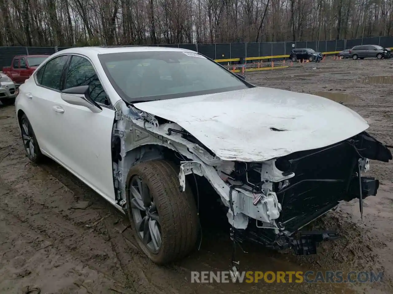 1 Photograph of a damaged car 58ABZ1B18KU050915 LEXUS ES350 2019