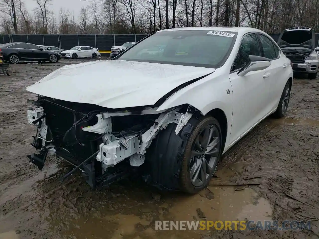 2 Photograph of a damaged car 58ABZ1B18KU050915 LEXUS ES350 2019