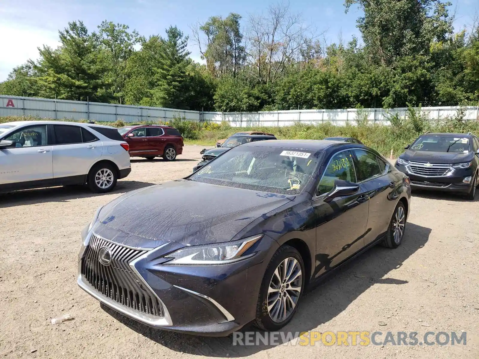 2 Photograph of a damaged car 58ABZ1B19KU002596 LEXUS ES350 2019