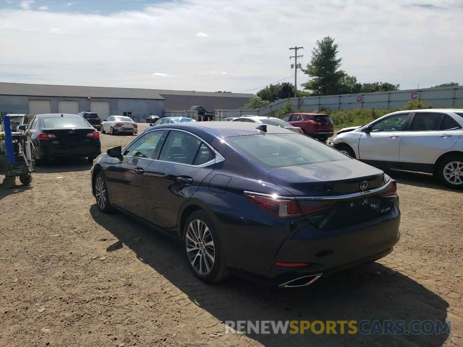 3 Photograph of a damaged car 58ABZ1B19KU002596 LEXUS ES350 2019