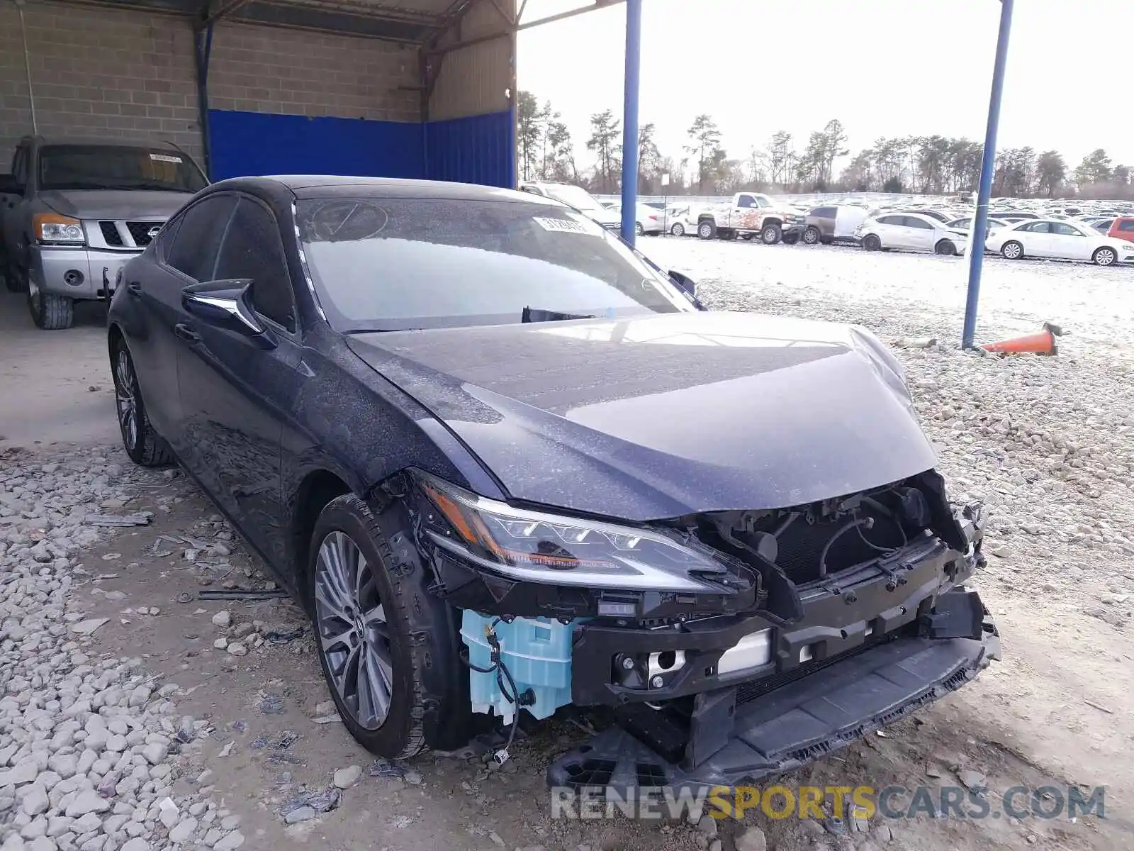 1 Photograph of a damaged car 58ABZ1B19KU006700 LEXUS ES350 2019