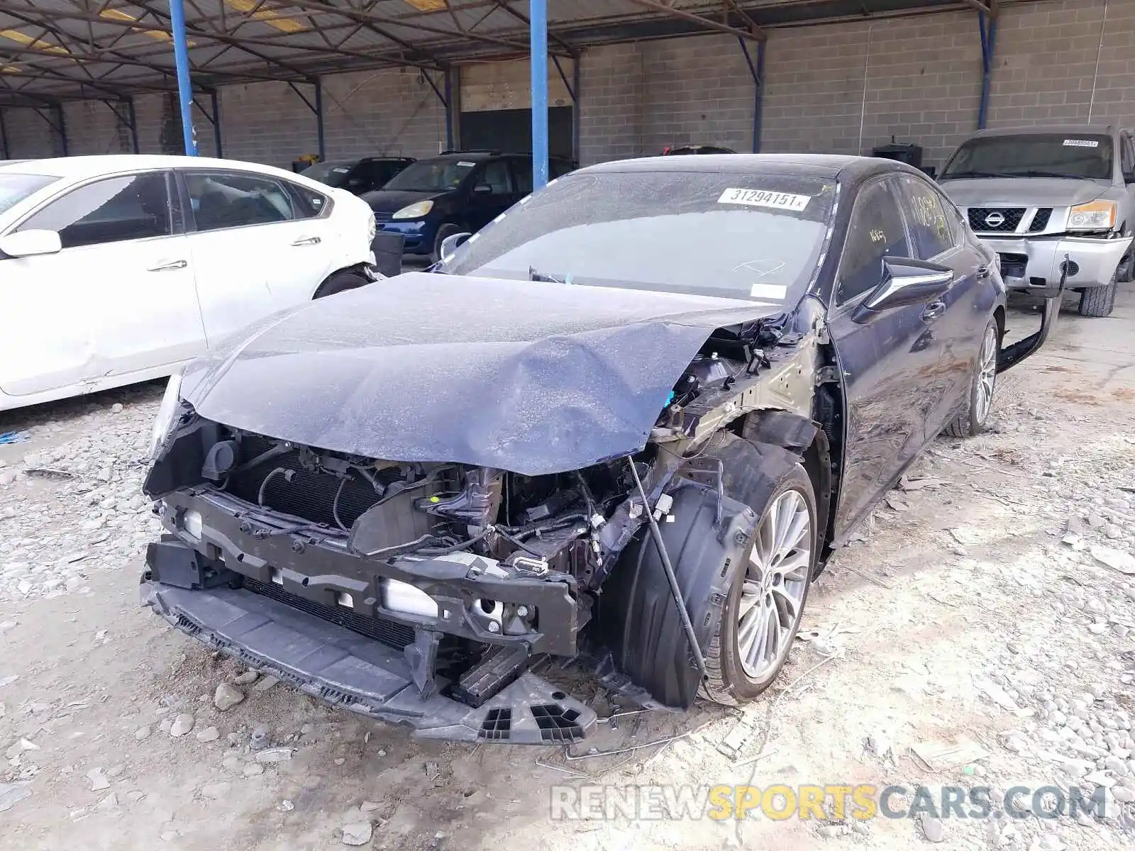 2 Photograph of a damaged car 58ABZ1B19KU006700 LEXUS ES350 2019