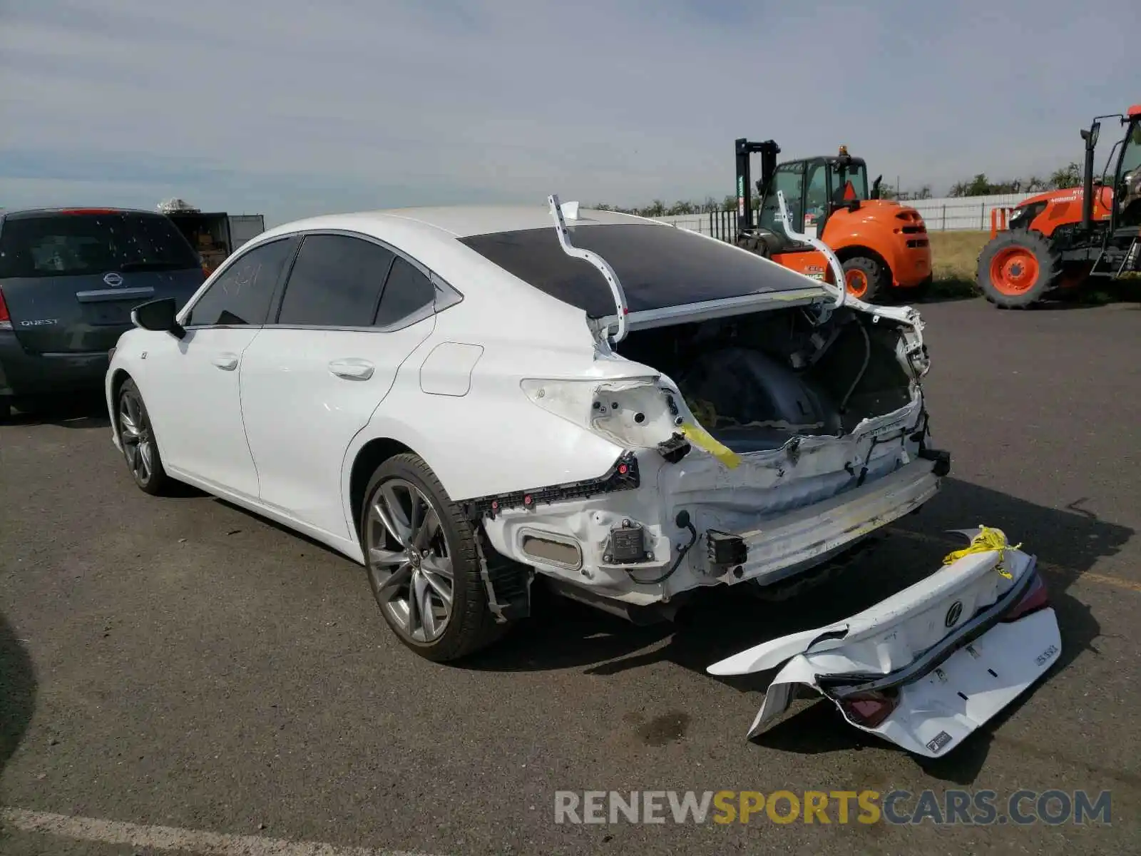 3 Photograph of a damaged car 58ABZ1B19KU007832 LEXUS ES350 2019