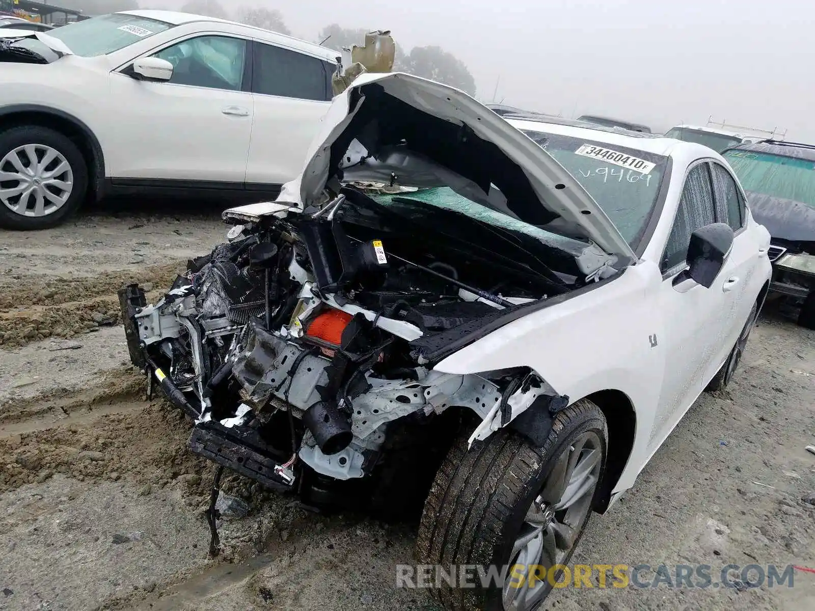 2 Photograph of a damaged car 58ABZ1B19KU009466 LEXUS ES350 2019