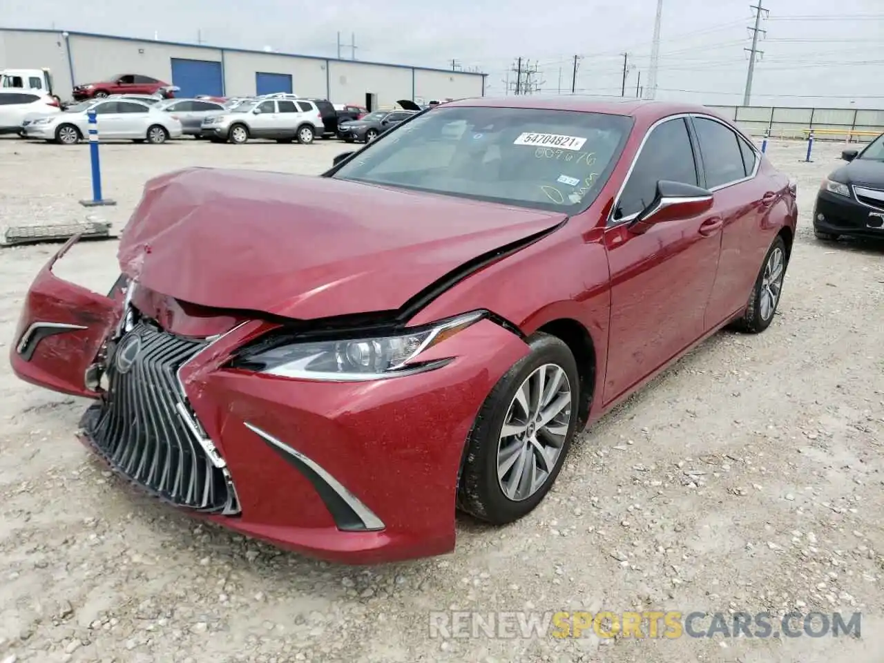 2 Photograph of a damaged car 58ABZ1B19KU009676 LEXUS ES350 2019