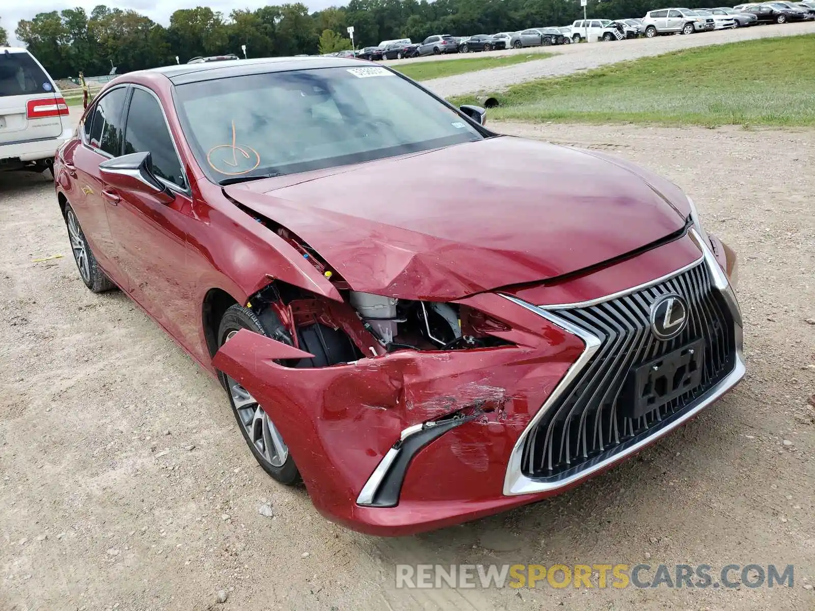 1 Photograph of a damaged car 58ABZ1B19KU010200 LEXUS ES350 2019