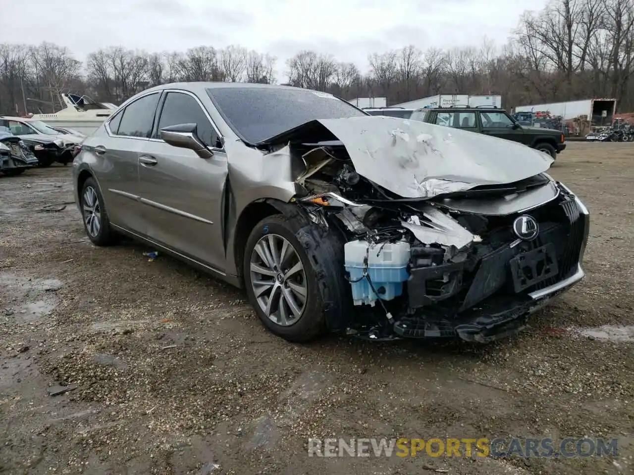 1 Photograph of a damaged car 58ABZ1B19KU011539 LEXUS ES350 2019