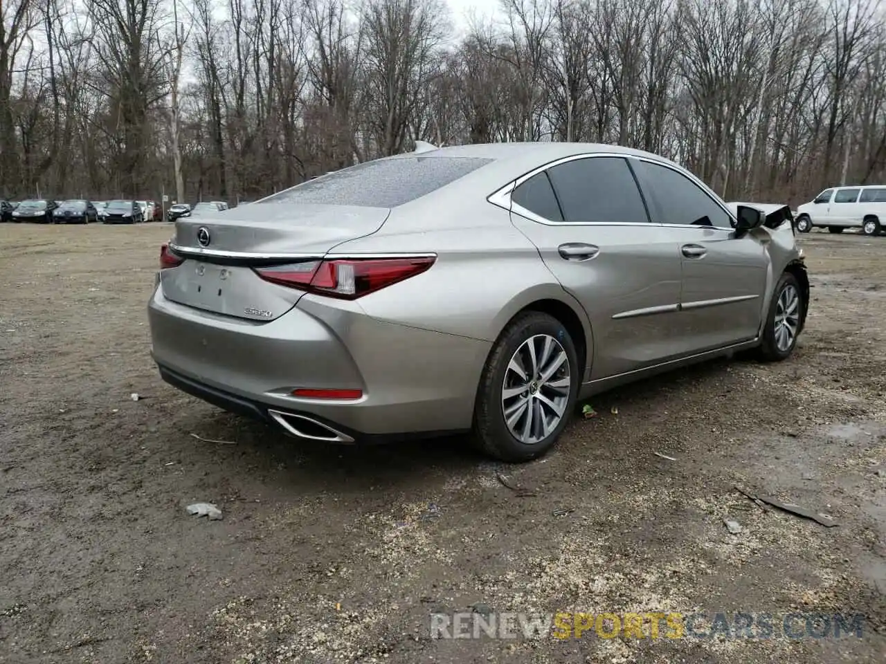 4 Photograph of a damaged car 58ABZ1B19KU011539 LEXUS ES350 2019