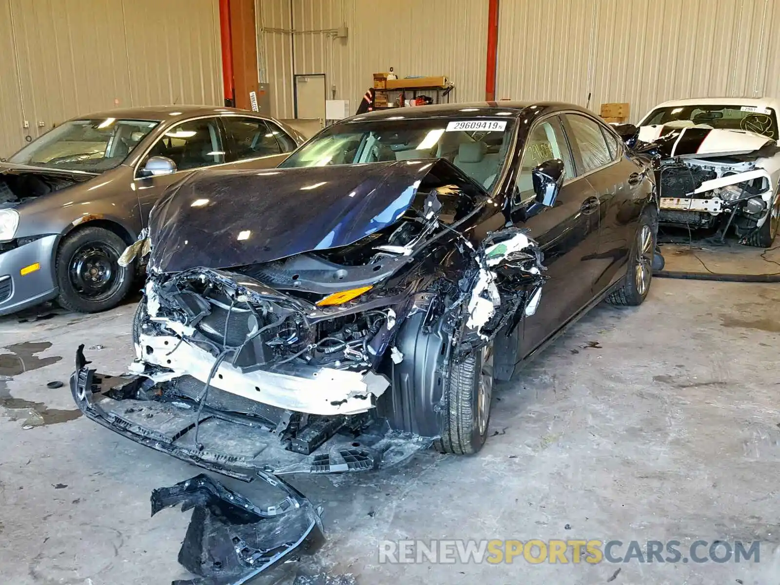 2 Photograph of a damaged car 58ABZ1B19KU013145 LEXUS ES350 2019