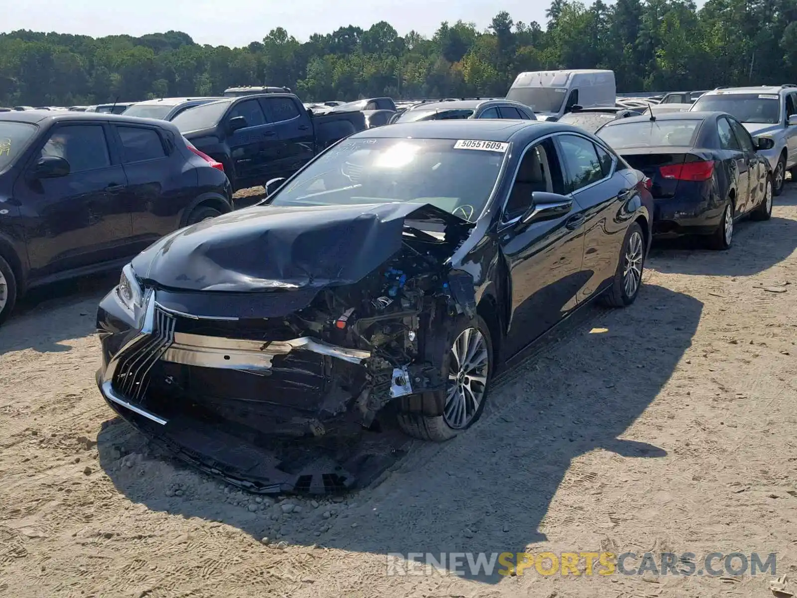 2 Photograph of a damaged car 58ABZ1B19KU022914 LEXUS ES350 2019