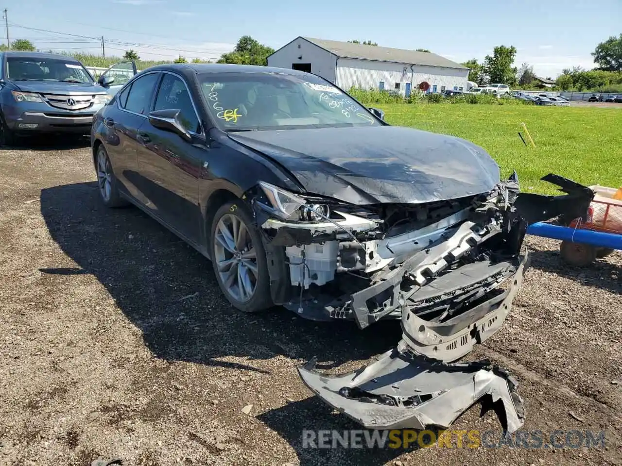 1 Photograph of a damaged car 58ABZ1B19KU023478 LEXUS ES350 2019