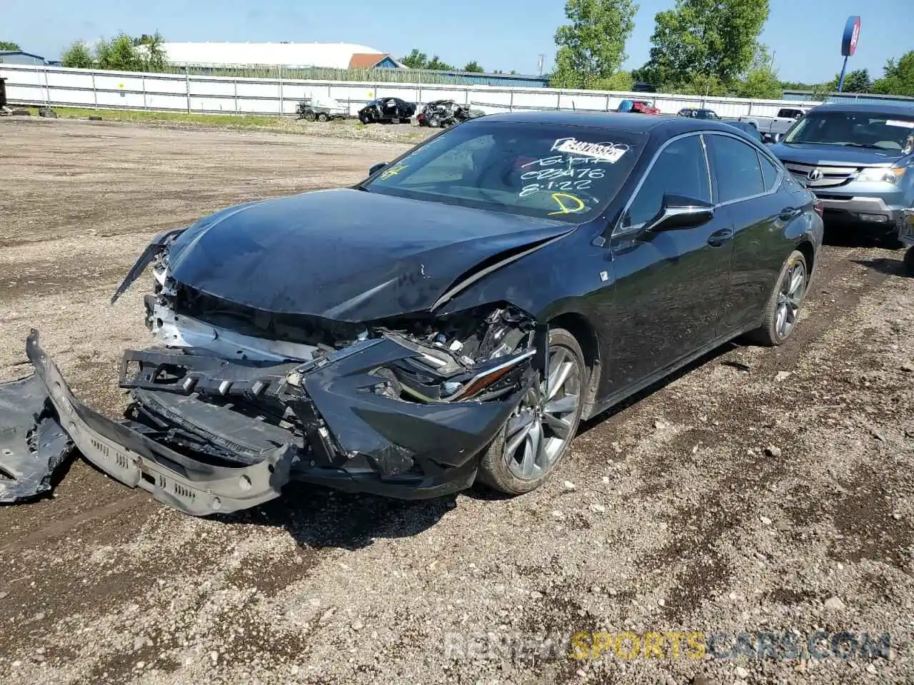 2 Photograph of a damaged car 58ABZ1B19KU023478 LEXUS ES350 2019