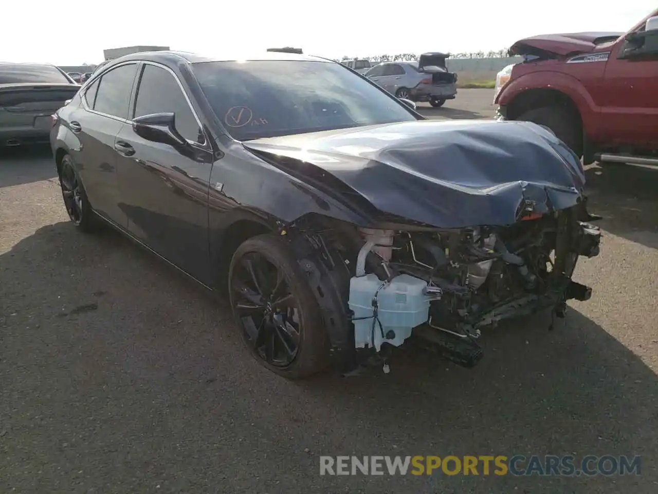 1 Photograph of a damaged car 58ABZ1B19KU023884 LEXUS ES350 2019