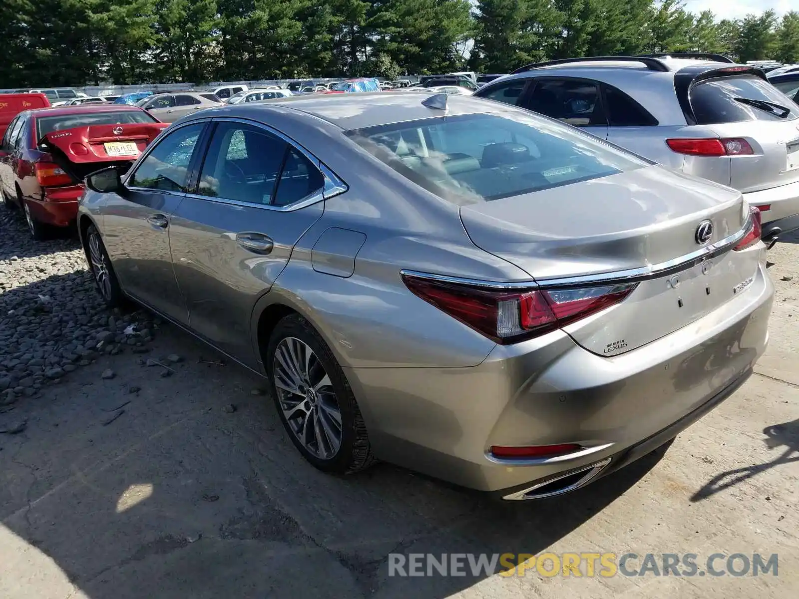 3 Photograph of a damaged car 58ABZ1B19KU027966 LEXUS ES350 2019