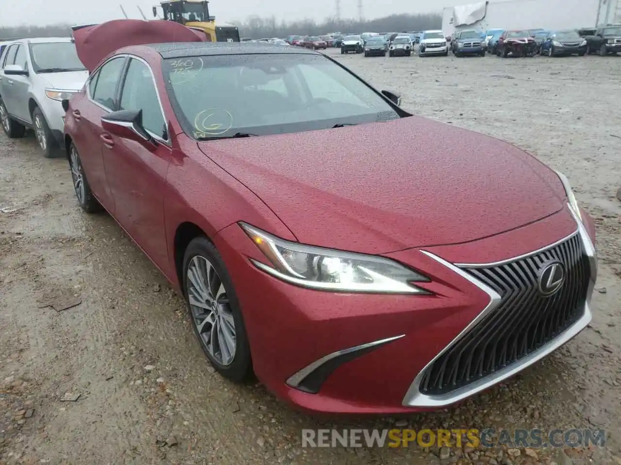 1 Photograph of a damaged car 58ABZ1B19KU030768 LEXUS ES350 2019