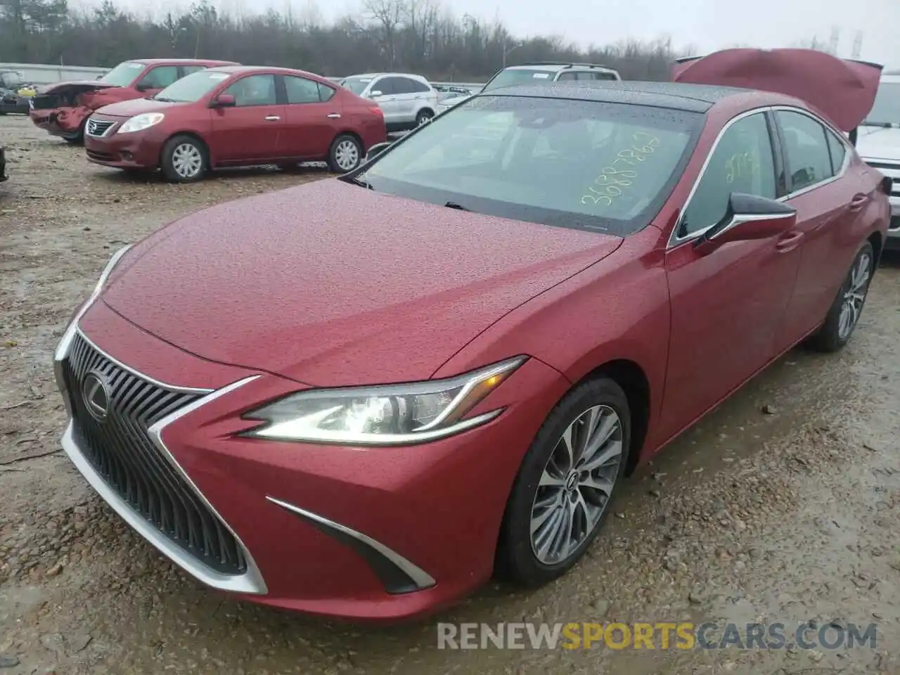 2 Photograph of a damaged car 58ABZ1B19KU030768 LEXUS ES350 2019