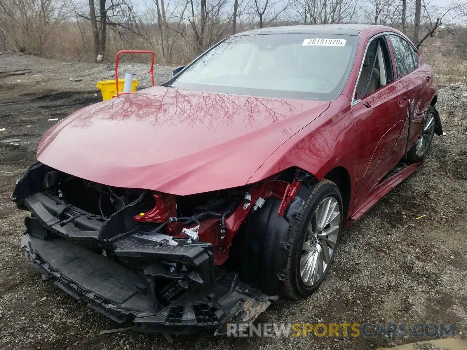 2 Photograph of a damaged car 58ABZ1B19KU036621 LEXUS ES350 2019