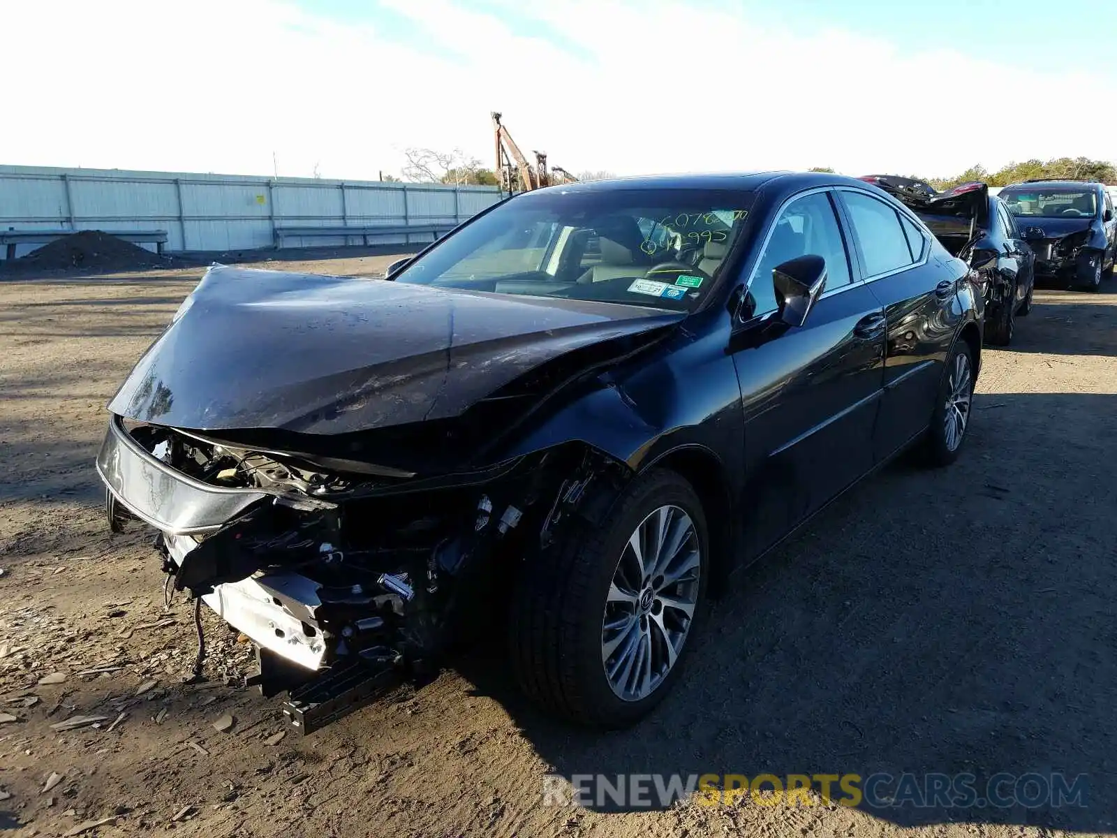 2 Photograph of a damaged car 58ABZ1B19KU041995 LEXUS ES350 2019