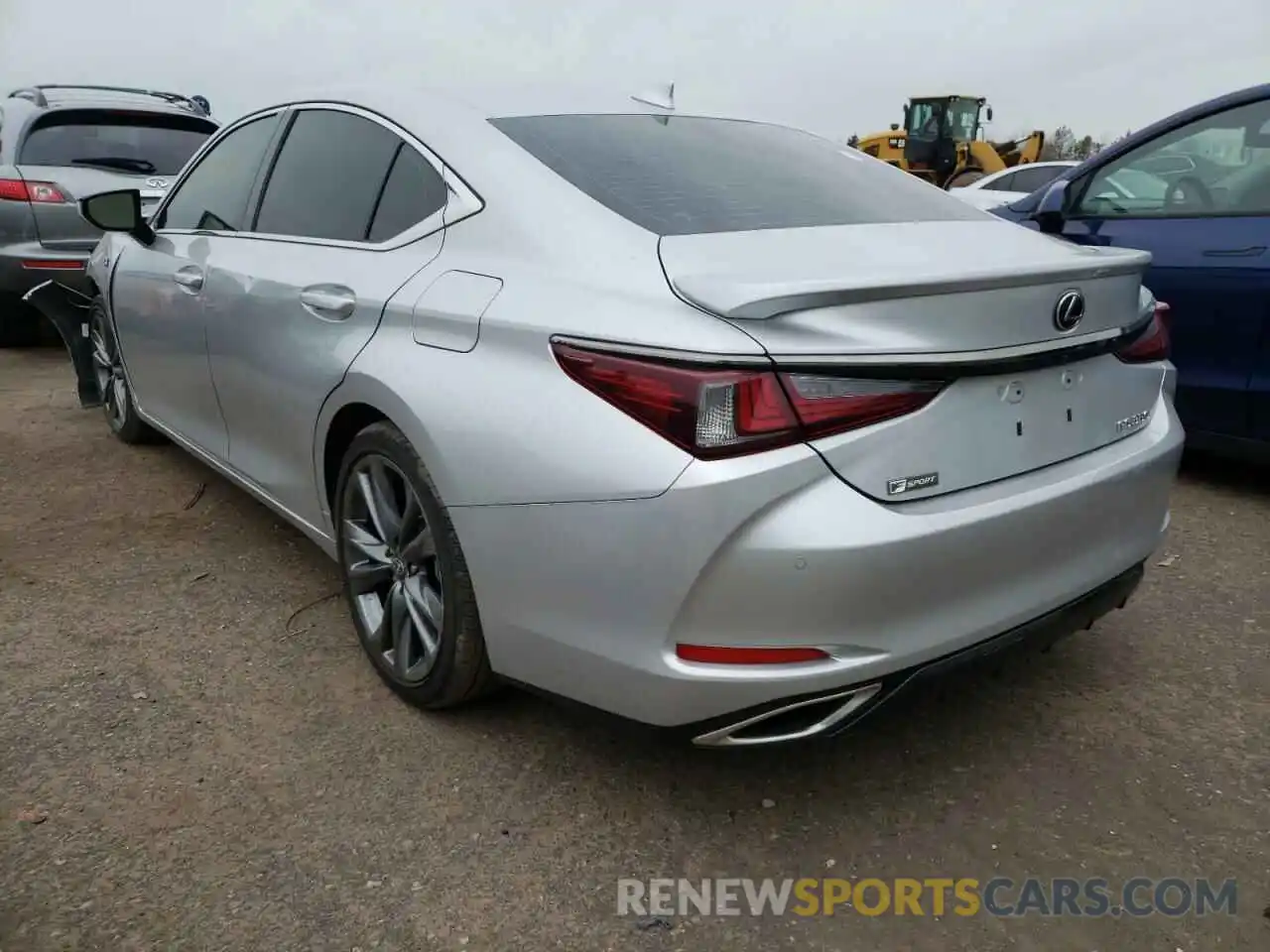 3 Photograph of a damaged car 58ABZ1B19KU047344 LEXUS ES350 2019