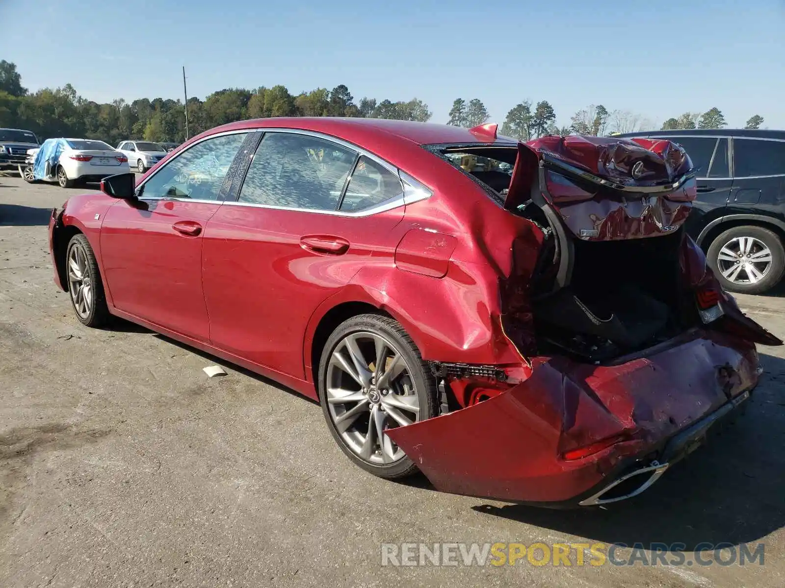 3 Photograph of a damaged car 58ABZ1B1XKU002719 LEXUS ES350 2019