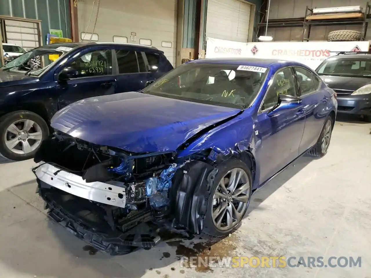 2 Photograph of a damaged car 58ABZ1B1XKU003904 LEXUS ES350 2019