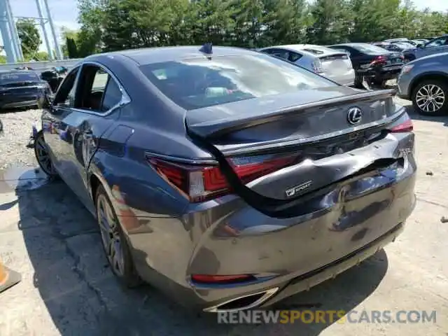 3 Photograph of a damaged car 58ABZ1B1XKU004339 LEXUS ES350 2019