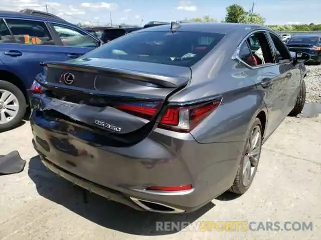 4 Photograph of a damaged car 58ABZ1B1XKU004339 LEXUS ES350 2019