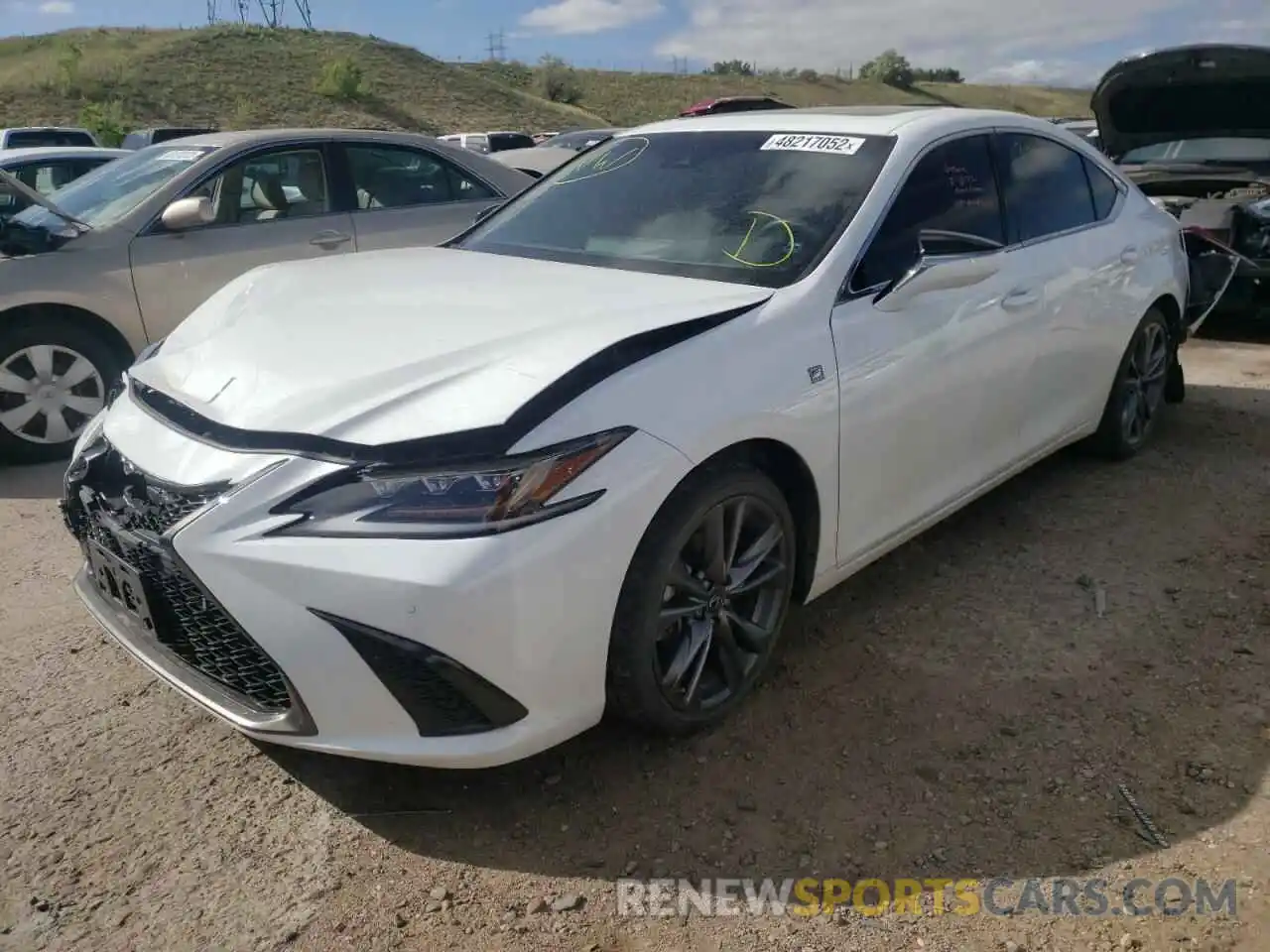 2 Photograph of a damaged car 58ABZ1B1XKU006558 LEXUS ES350 2019