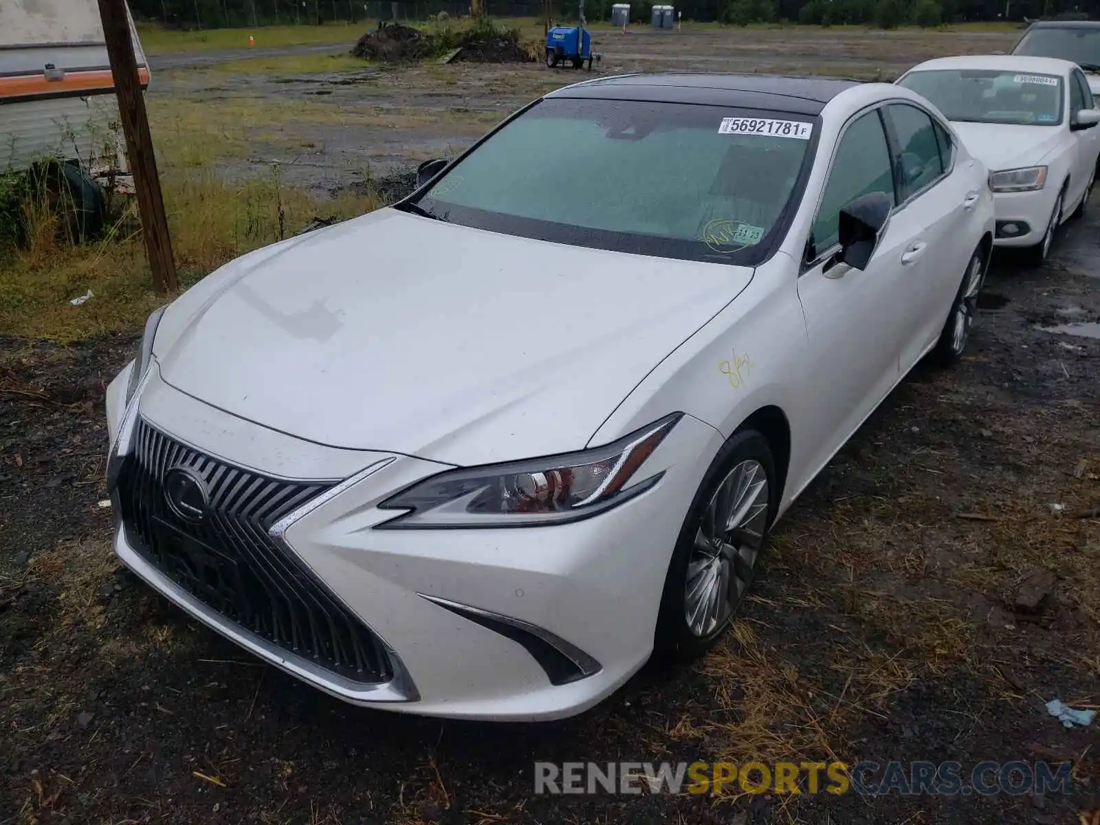 2 Photograph of a damaged car 58ABZ1B1XKU008049 LEXUS ES350 2019