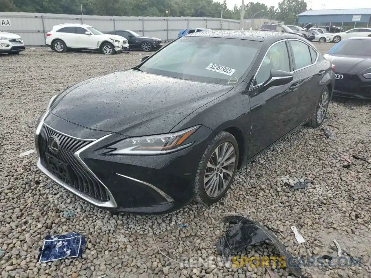 2 Photograph of a damaged car 58ABZ1B1XKU009069 LEXUS ES350 2019