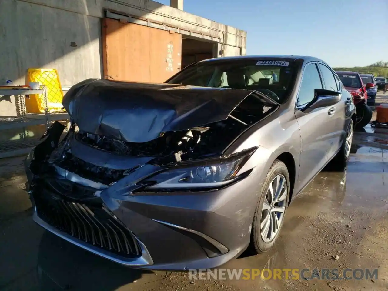 2 Photograph of a damaged car 58ABZ1B1XKU022520 LEXUS ES350 2019