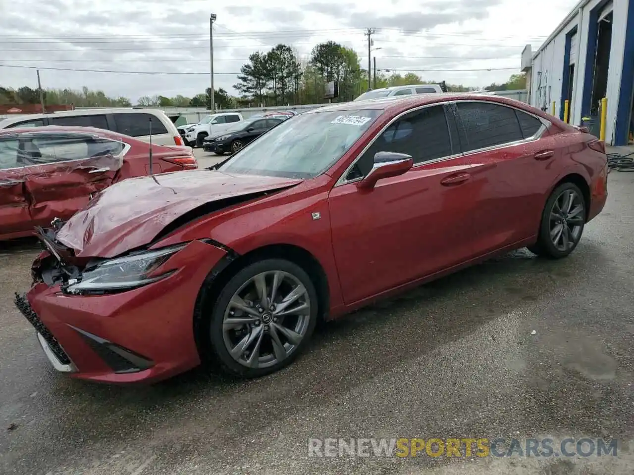 1 Photograph of a damaged car 58ABZ1B1XKU027507 LEXUS ES350 2019