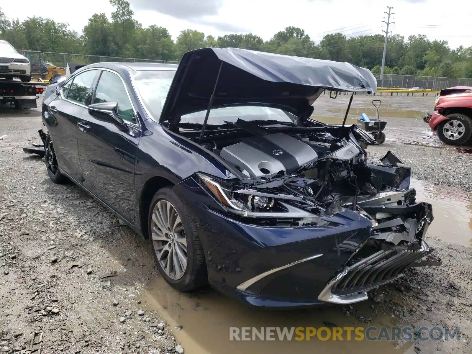 1 Photograph of a damaged car 58ABZ1B1XKU032545 LEXUS ES350 2019